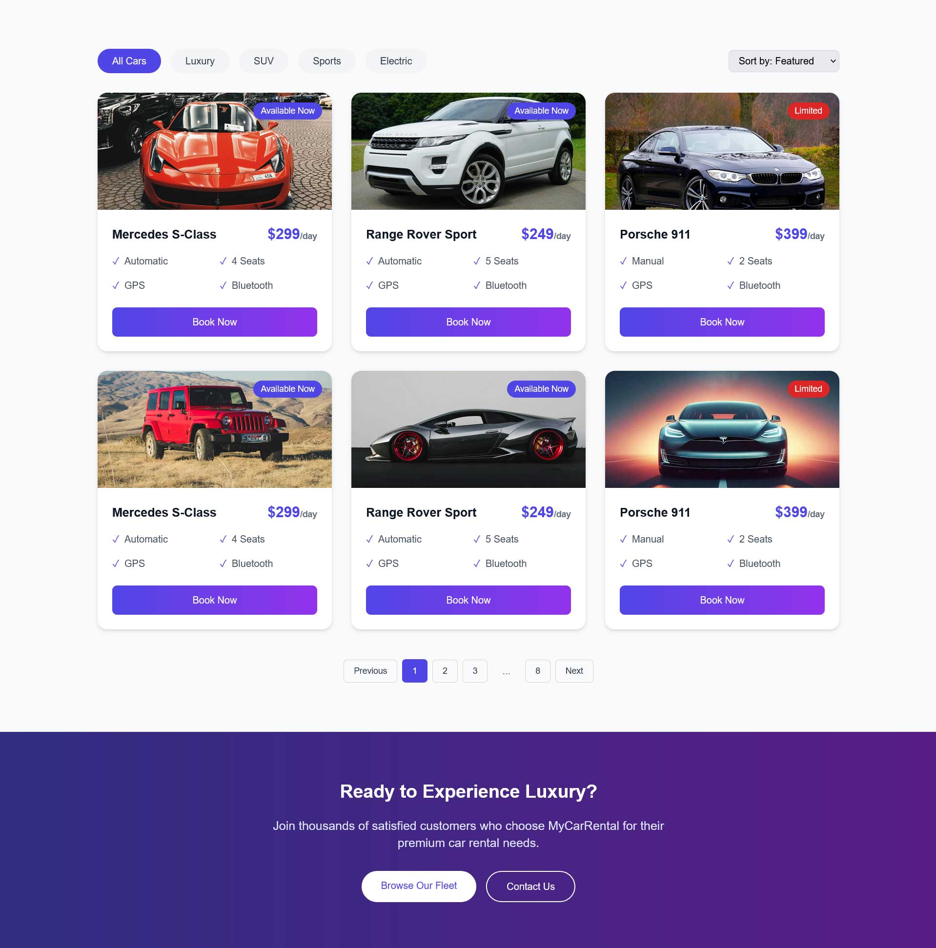 Car List Page