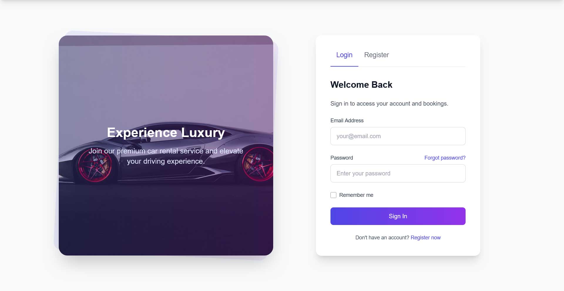 Login Page